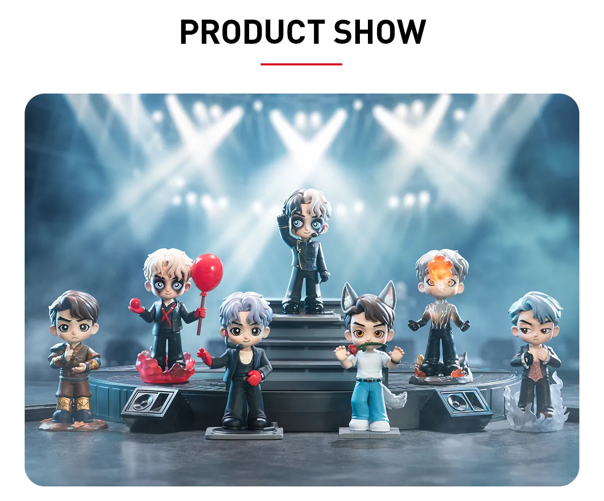 JACKSON WANG MAGIC MAN SERIES FIGURES Whole set of 6 boxes