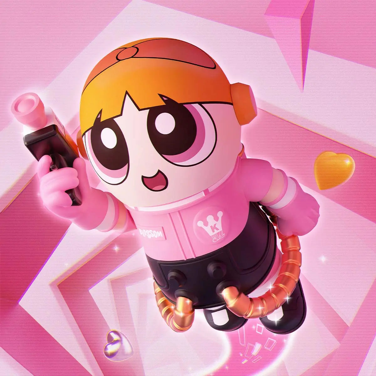 MEGA SPACE MOLLY 400%+100% THE POWERPUFF GIRLS Blossom