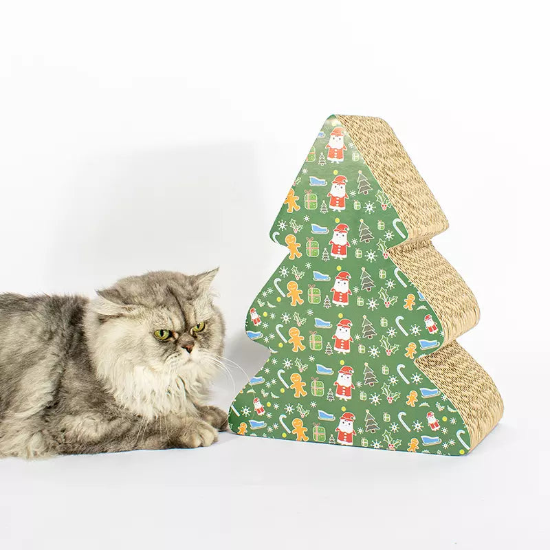 CAT SCRATCHES CARDBOARD WITH CAT NIP CHRISTMAS COLLECTION