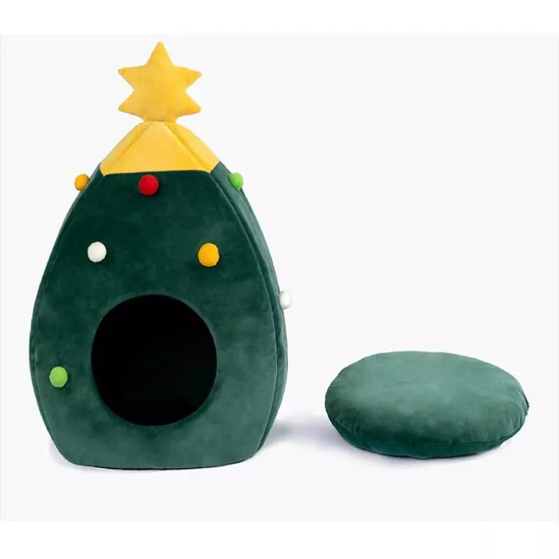 Christmas Cat House Kennel Washable 2 SIZE AVAILABLE