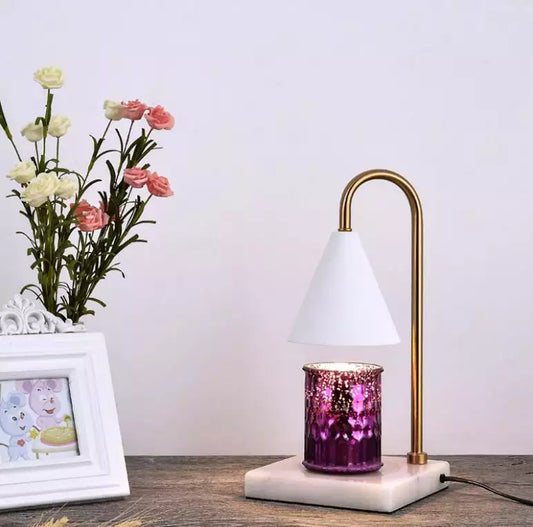 Candle warmer light marble, Elegant Wax Melting Lamp