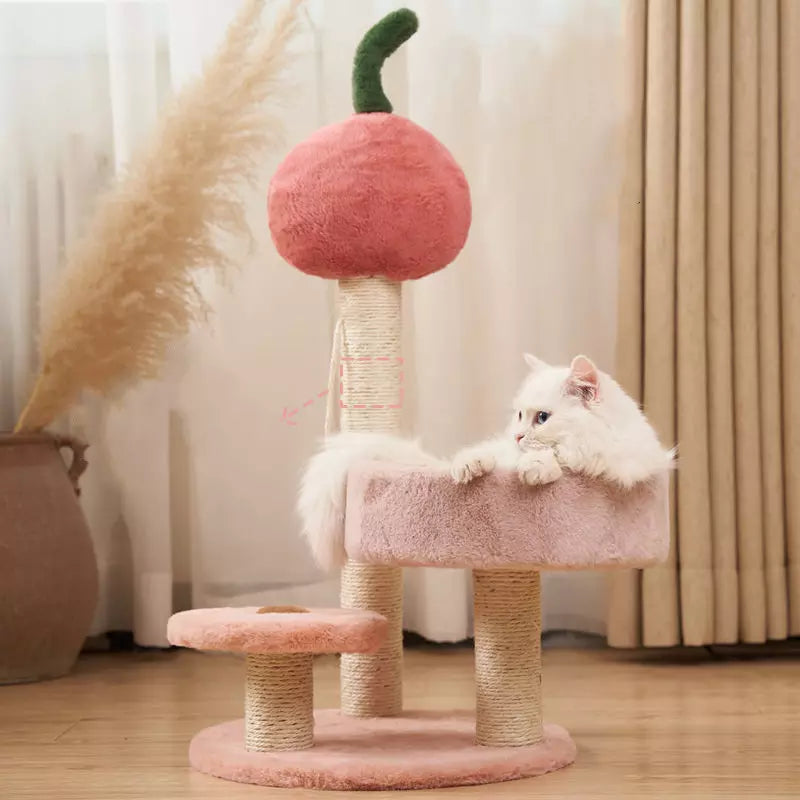 Cherry Style Natural Sisal Cat Climbing Pole