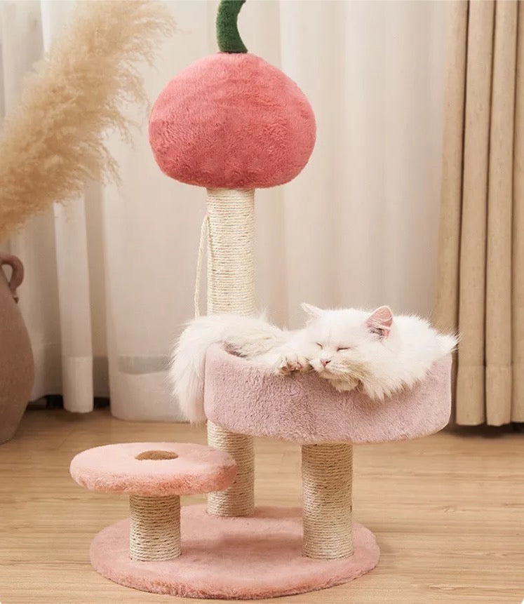 Cherry Style Natural Sisal Cat Climbing Pole