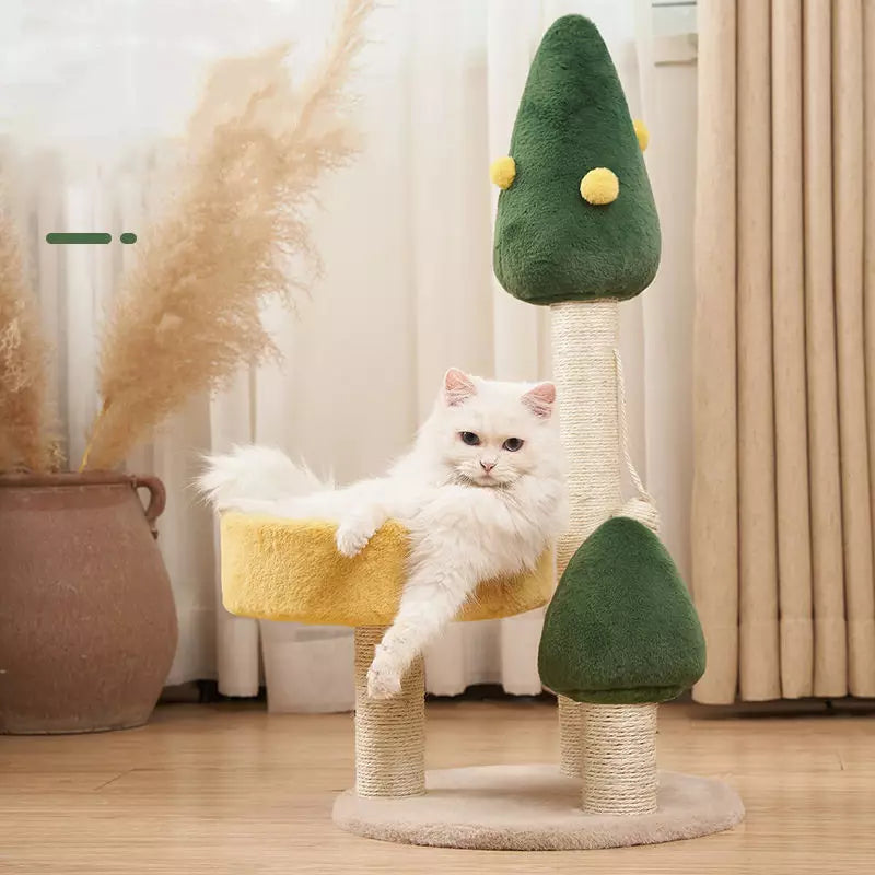 Small Tree Natural Sisal Cat Climbing Pole