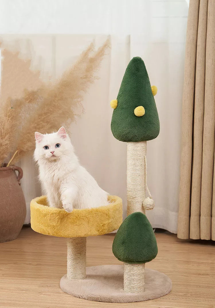 Small Tree Natural Sisal Cat Climbing Pole